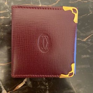 Cartier leather photo holder